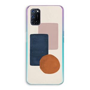 CaseCompany Geo #3: Oppo A92 Transparant Hoesje