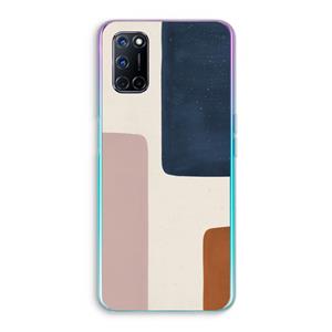 CaseCompany Geo #5: Oppo A92 Transparant Hoesje