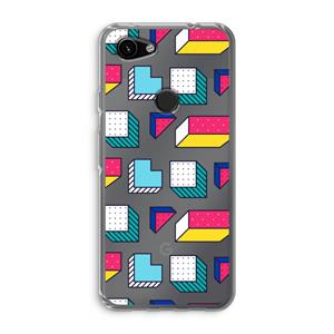 CaseCompany 8-bit N°7: Google Pixel 3a Transparant Hoesje