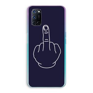 CaseCompany F**k U: Oppo A92 Transparant Hoesje