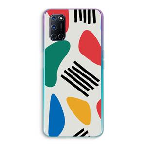 CaseCompany Illustratieve pop 1: Oppo A92 Transparant Hoesje