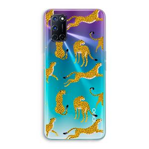 CaseCompany Luipaard: Oppo A92 Transparant Hoesje