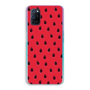 CaseCompany Watermelon: Oppo A92 Transparant Hoesje