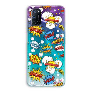 CaseCompany Pow Smack: Oppo A92 Transparant Hoesje