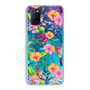 CaseCompany Tropisch 2: Oppo A92 Transparant Hoesje