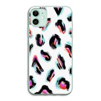 CaseCompany Cheetah color: iPhone 11 Transparant Hoesje