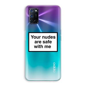 CaseCompany Safe with me: Oppo A92 Transparant Hoesje