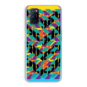 CaseCompany Skew Bee 1: Oppo A92 Transparant Hoesje