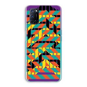 CaseCompany Skew Bee 2: Oppo A92 Transparant Hoesje