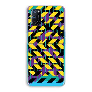 CaseCompany Skew Bee 3: Oppo A92 Transparant Hoesje