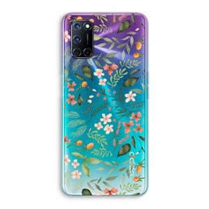 CaseCompany Sweet little flowers: Oppo A92 Transparant Hoesje
