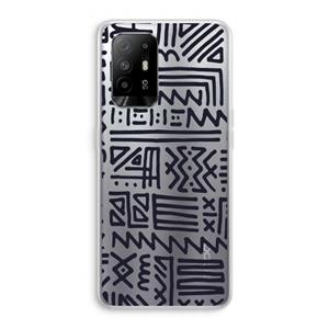 CaseCompany Marrakech print: Oppo A95 5G Transparant Hoesje