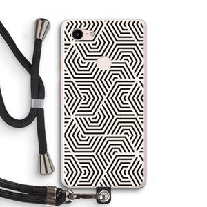 CaseCompany Magic pattern: Pixel 3 XL Transparant Hoesje met koord