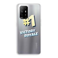 CaseCompany Victory Royale: Oppo A95 5G Transparant Hoesje