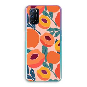 CaseCompany Perzik: Oppo A92 Transparant Hoesje