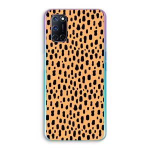 CaseCompany Panter: Oppo A92 Transparant Hoesje