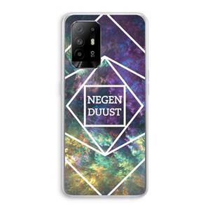CaseCompany Negenduust ruimte: Oppo A95 5G Transparant Hoesje