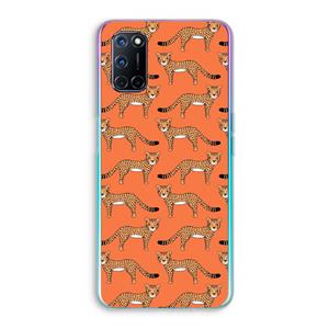 CaseCompany Cheetah: Oppo A92 Transparant Hoesje