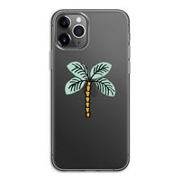 CaseCompany Palmboom: iPhone 11 Pro Transparant Hoesje