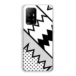 CaseCompany Pop Art #5: Oppo A95 5G Transparant Hoesje