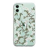 CaseCompany Blossoming spring: iPhone 11 Transparant Hoesje