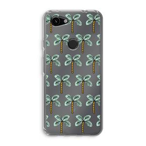 CaseCompany Paradise: Google Pixel 3a Transparant Hoesje