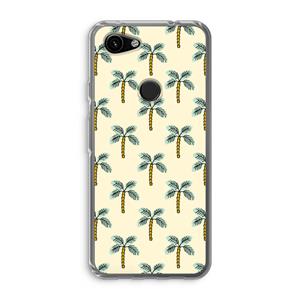 CaseCompany Paradise: Google Pixel 3a Transparant Hoesje