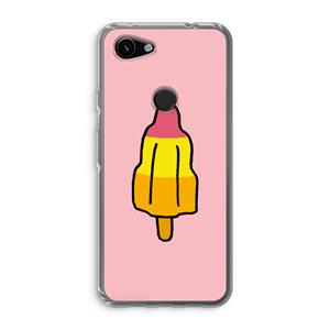 CaseCompany Raketijsje: Google Pixel 3a Transparant Hoesje