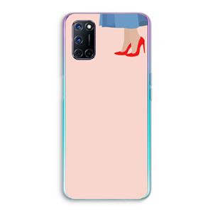 CaseCompany High heels: Oppo A92 Transparant Hoesje