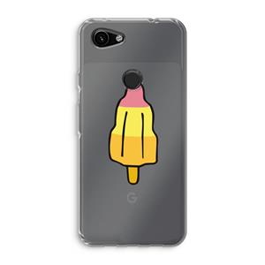 CaseCompany Raketijsje: Google Pixel 3a Transparant Hoesje
