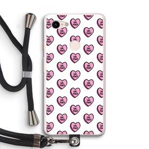 CaseCompany GIRL POWER: Pixel 3 XL Transparant Hoesje met koord