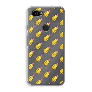 CaseCompany Waterijsjes: Google Pixel 3a Transparant Hoesje