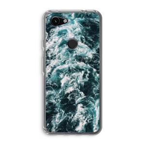 CaseCompany Zee golf: Google Pixel 3a Transparant Hoesje