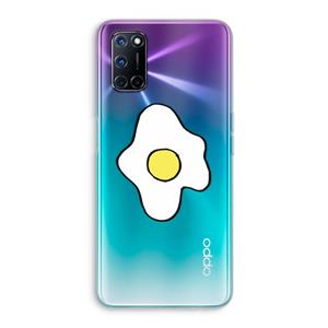 CaseCompany Spiegelei: Oppo A92 Transparant Hoesje