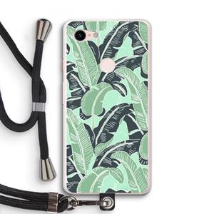 CaseCompany This Sh*t Is Bananas: Pixel 3 XL Transparant Hoesje met koord