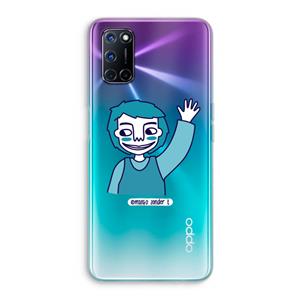 CaseCompany Zwaai: Oppo A92 Transparant Hoesje