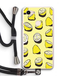CaseCompany When Life Gives You Lemons...: Pixel 3 XL Transparant Hoesje met koord