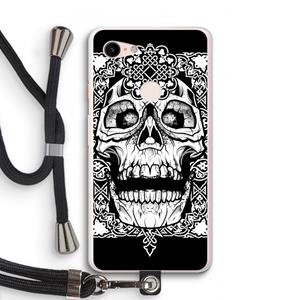 CaseCompany Seek & Destroy: Pixel 3 XL Transparant Hoesje met koord