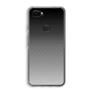 CaseCompany Musketon Halftone: Google Pixel 3a Transparant Hoesje