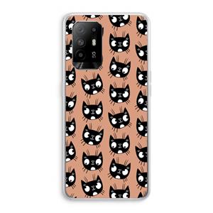 CaseCompany Kat: Oppo A95 5G Transparant Hoesje