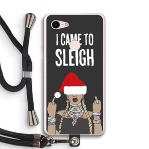 CaseCompany Came To Sleigh: Pixel 3 XL Transparant Hoesje met koord