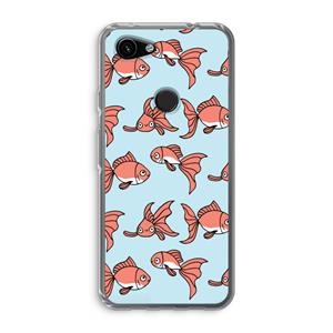 CaseCompany Blub: Google Pixel 3a Transparant Hoesje
