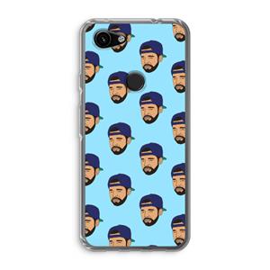 CaseCompany Drake Away: Google Pixel 3a Transparant Hoesje