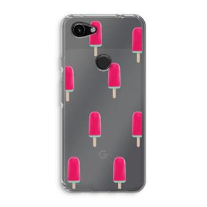 CaseCompany Waterijsje: Google Pixel 3a Transparant Hoesje