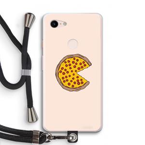CaseCompany You Complete Me #2: Pixel 3 XL Transparant Hoesje met koord