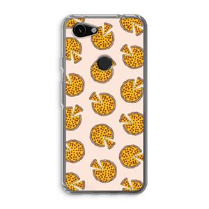 CaseCompany You Had Me At Pizza: Google Pixel 3a Transparant Hoesje