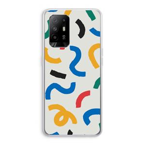 CaseCompany Illustratieve pop 2: Oppo A95 5G Transparant Hoesje