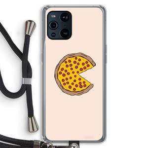 CaseCompany You Complete Me #2: Oppo Find X3 Pro Transparant Hoesje met koord