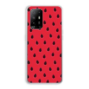 CaseCompany Watermelon: Oppo A95 5G Transparant Hoesje