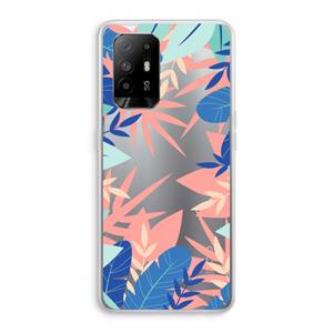 CaseCompany Tropisch: Oppo A95 5G Transparant Hoesje